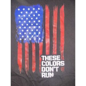 Men’s VTG “These Colors Don’t Run” American Flag TSHIRT XL